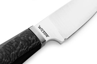 Nóż Lionsteel z ostrzem stałym i rękojeścią z włókna węglowego WILLY WL1 CF