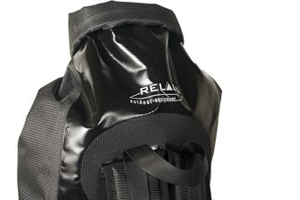 BasicNature Duffelbag Wodoodporny plecak z rolowanym zamknięciem 40 l czarny