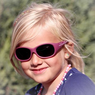 ActiveSol Kids @school sports Dziecięce okulary przeciwsłoneczne z polaryzacją jagodowy/różowy