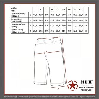 Krótkie spodnie MFH GB Combat, czarne