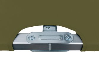 Leżak podróżny BasicNature Alu-Campbed oliwkowy 210 cm
