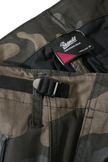 Damskie spodnie BDU Ripstop marki Brandit w kolorze darkcamo