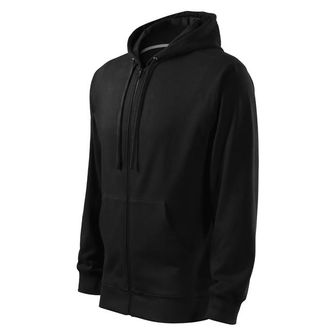 Malfini Trendy Zipper bluza męska, czarny, 300g/m2