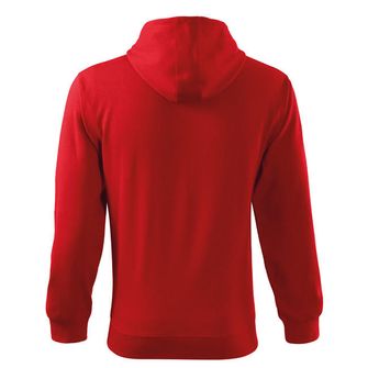 Malfini Trendy Zipper bluza męska, czerwony, 300g/m2