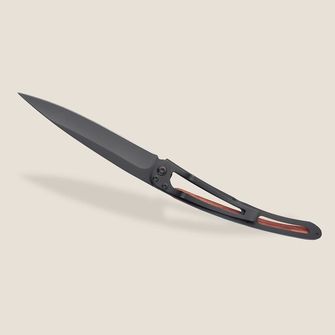 Deejo nóż składany Tattoo black coralwood Fox