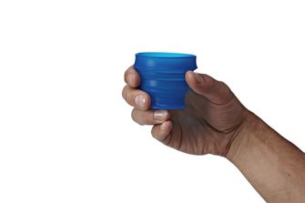 humangear GoCup składany, higieniczny i pakowny kubek podróżny &#039; 118 ml niebieski