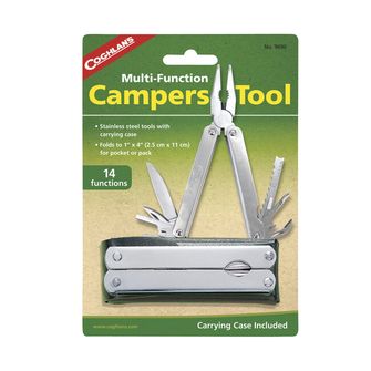 Narzędzia kempingowe Coghlans CL Camper - składane narzędzie wielofunkcyjne ze stali nierdzewnej