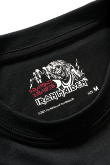 Brandit Iron Maiden T-shirt Eddy Glow, czarny
