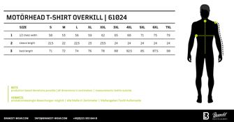 Brandit Motörhead T-shirt Overkill, czarny