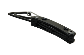Wielofunkcyjny mini nóż Baladeo ECO205 Tech, 5 funkcji, czarny
