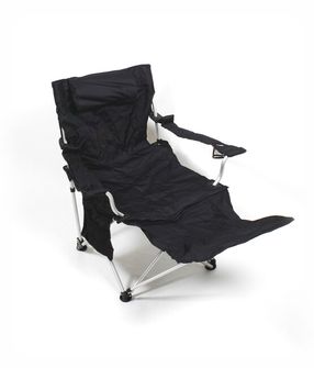 Krzesło podróżne BasicNature Luxus czarne