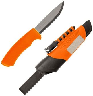 Nóż Mora Bushcraft Survival Orange