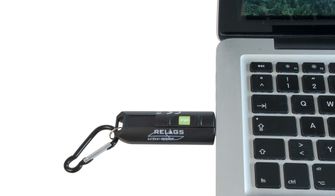 Czarny brelok LED USB BasicNature