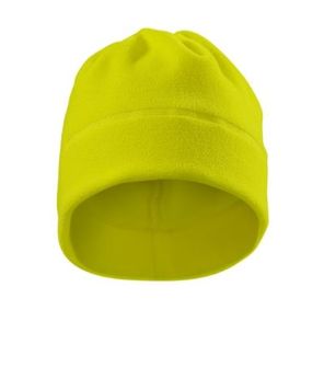 Odblaskowa czapka z polaru Rimeck, fluorescencyjna żółta