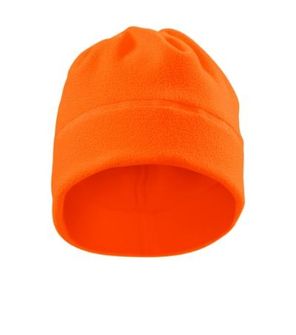 Odblaskowa czapka z polaru Rimeck, fluorescencyjna pomarańczowa