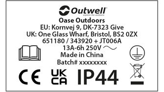 Outwell Przejściówka konwersyjna Opus 0.3 Mtr. - UK
