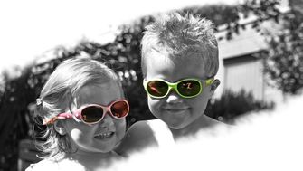 ActiveSol Kids Girl Dziecięce okulary przeciwsłoneczne z polaryzacją Butterfly