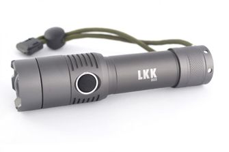 Latarka wojskowa LED LKK 803 ładowalna zoom 13cm