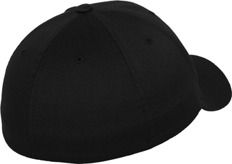 Brandit Flexfit Wooly Combed czapka z daszkiem, czarna-szara