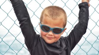 ActiveSol Kids @school sports Dziecięce okulary przeciwsłoneczne z polaryzacją petrol/turkusowy