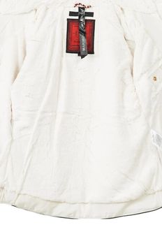 Marikoo Amber Kurtka zimowa z kapturem damska, white
