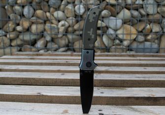 Nóż składany Mil-Tec Pakkawood AT-Digital 20 cm