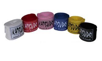 Bandaże elastyczne Katsudo box 350cm, niebieskie