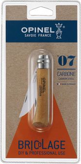 Nóż składany Opinel N ° 07 Carbon Blister, 17,5 cm