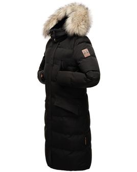 Damska kurtka zimowa Marikoo z kapturem Schneesternchen, czarna