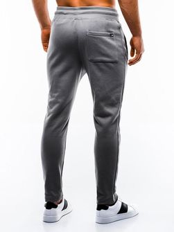 Ombre spodnie dresowe męskie P866, szary