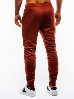 Ombre spodnie dresowe męskie P867, cegłany