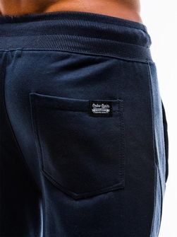 Ombre spodnie dresowe męskie P867, navy niebieski