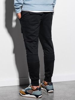 Ombre spodnie dresowe męskie P901, czarny