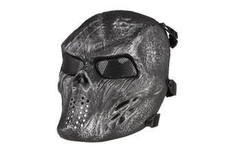 GFC airsoft taktyczna maska Skull, srebrna