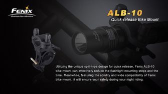 Fenix ALB-10 montaż rowerowy do latarki