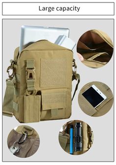 Dragowa Tactical torba na ramię 4L, desert digital