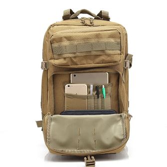 Wodoodporny plecak taktyczny Dragowa Tactical 45L, czarny