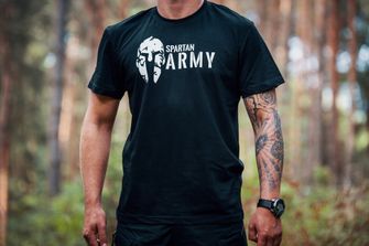 DRAGOWA koszulka z krótkim rękawem spartan army, oliwkowa 160g/m2