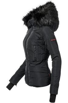 Navahoo Adele damska kurtka zimowa z kapturem, czarna