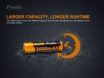 Akumulator Fenix 18650 3000 mAh (Li-Ion)