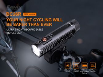 Fenix BC26R Akumulatorowa lampka rowerowa