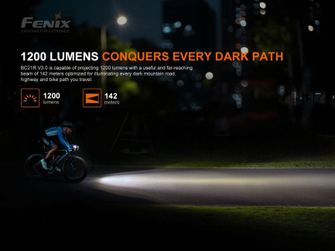 Akumulatorowa lampka rowerowa Fenix ​​BC21R V3.0
