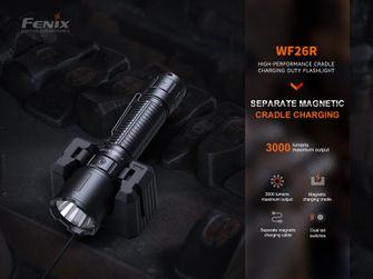 Fenix akumulatorowa latarka WF26R