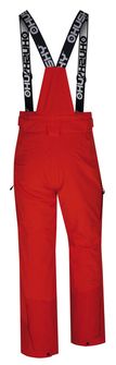 Męskie spodnie narciarskie Husky Gilep M pogrubiona czerwień