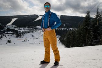 Męskie spodnie narciarskie Husky Gilep M czarne
