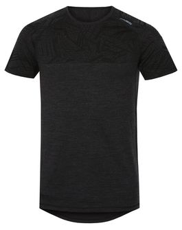 Husky Merino Thermal Underwear Męska koszulka z krótkim rękawem czarna