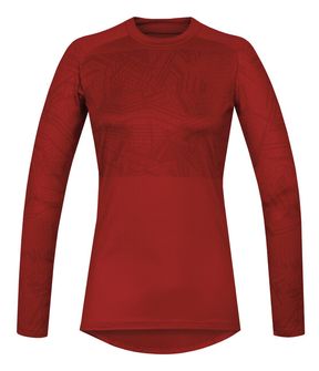 Bielizna termoaktywna Husky Active Winter, koszulka z długim rękawem damska czerwona