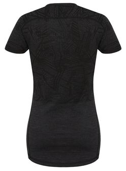 Husky Merino Thermal Underwear Damska koszulka z krótkim rękawem czarna