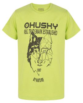 Husky Kids funkcjonalny T-shirt Tash K jasnozielony