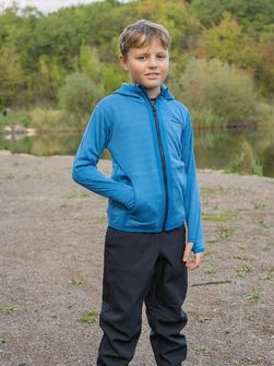 Dziecięca bluza z kapturem Husky Artic Zips K niebieska/czarno-niebieska